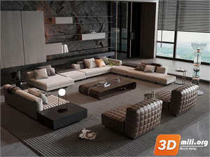 Sofa Minotti Skp Files 